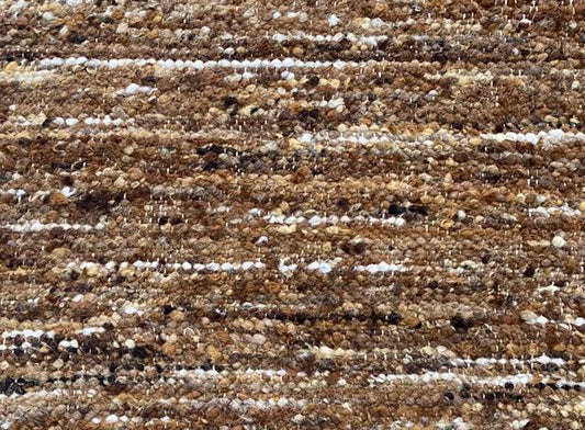 Light-Brown Natural Raw Wool Rug