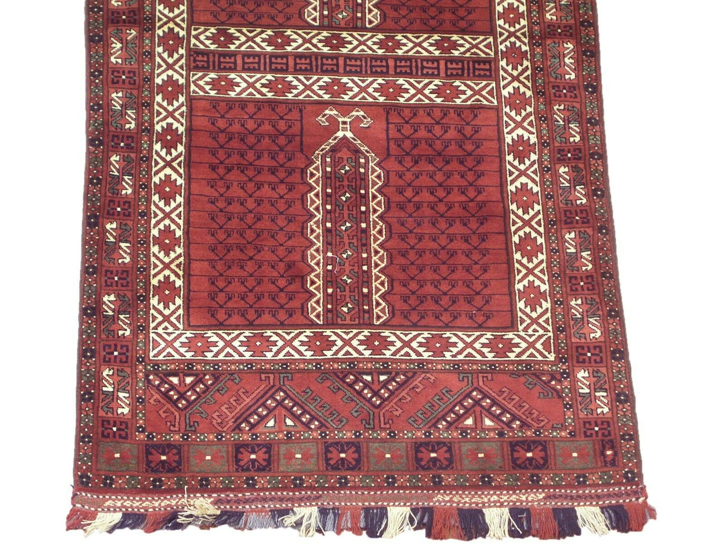4X6 Fine Hatchli Turkoman Tribal Khal Mohmadi Rug, circa 2000