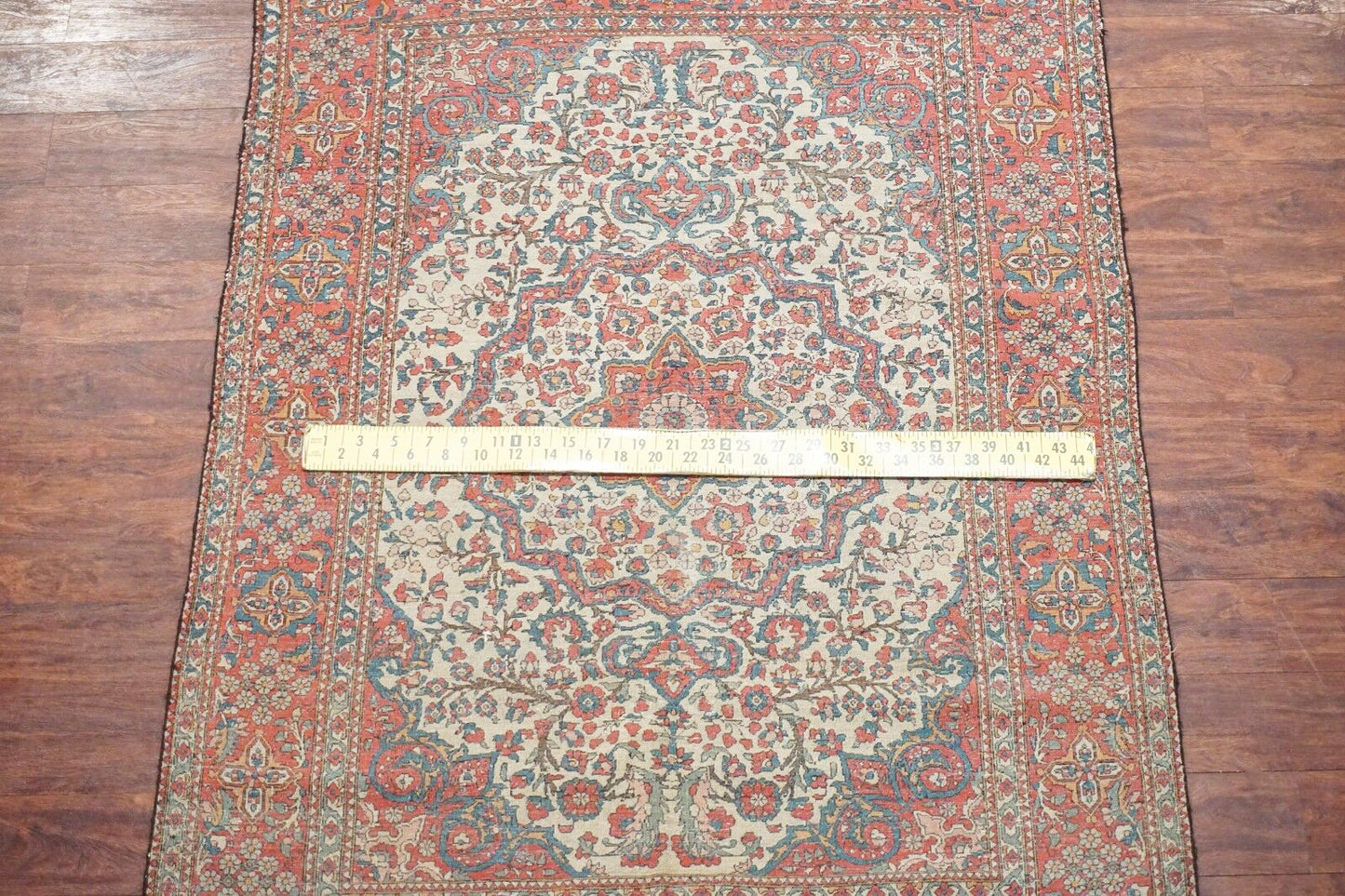 5X7 Antique Persian Isfahan Rug, circa 1900