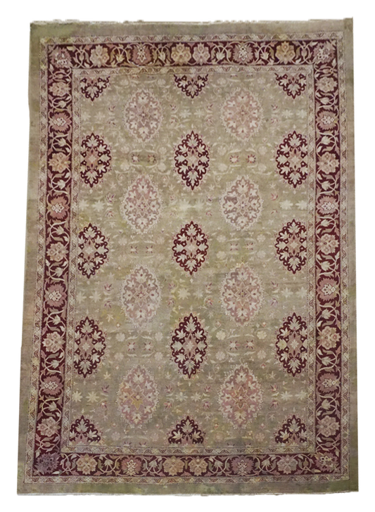 10X15 Antique Indian Agra Rug, Circa 1900