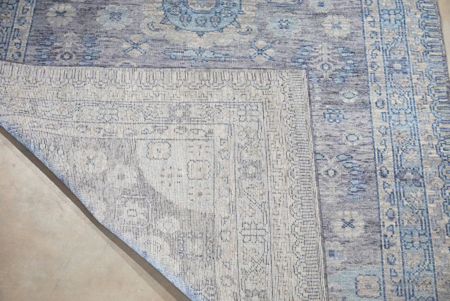 8X10 Khotan Hand-Knotted Wool Area Rug