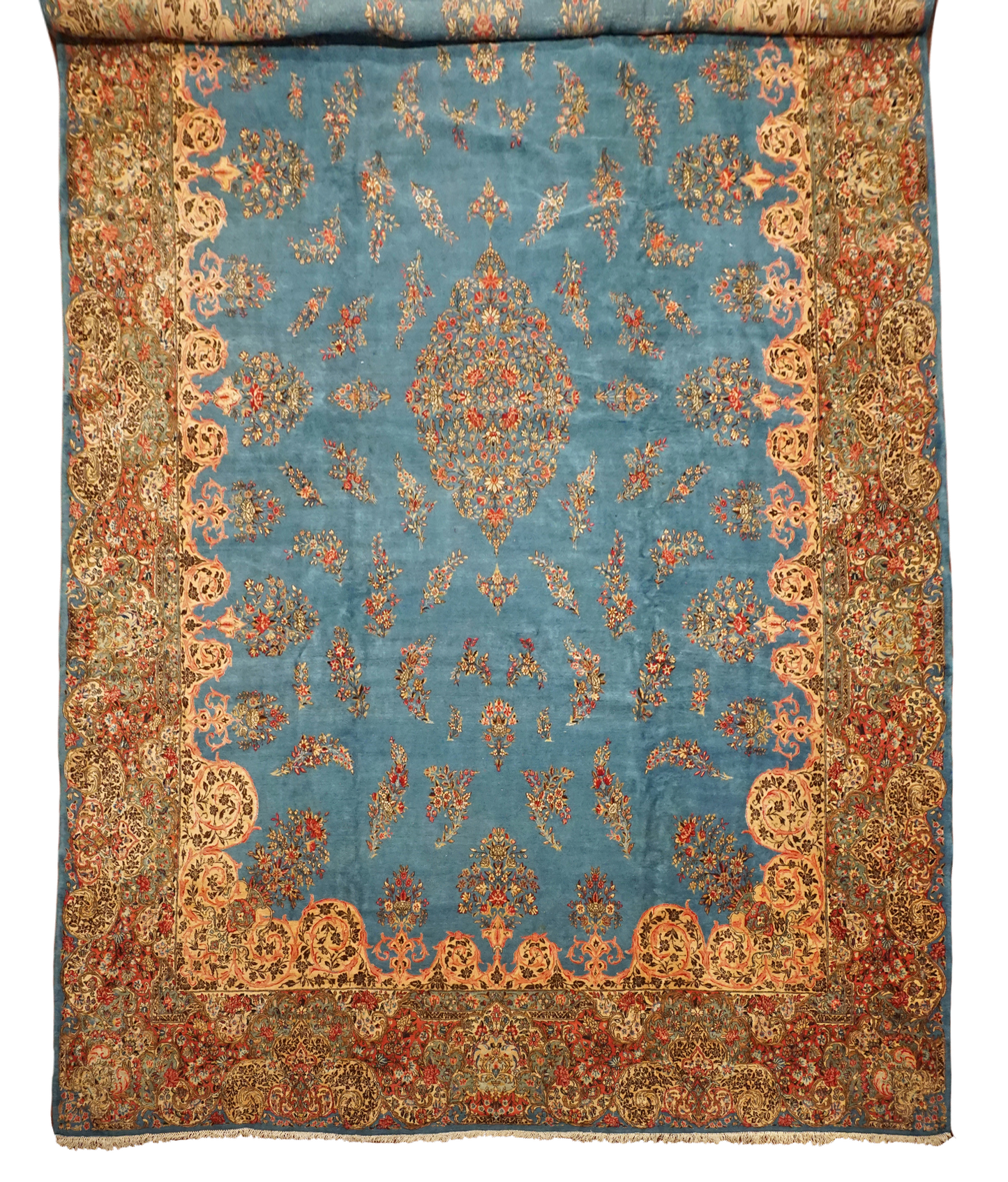 14X21 Antique Fine Persian Kerman, circa 1920